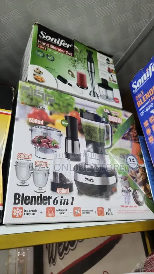 DSP Kj2177u 6-in-1 Multifunctional Blender