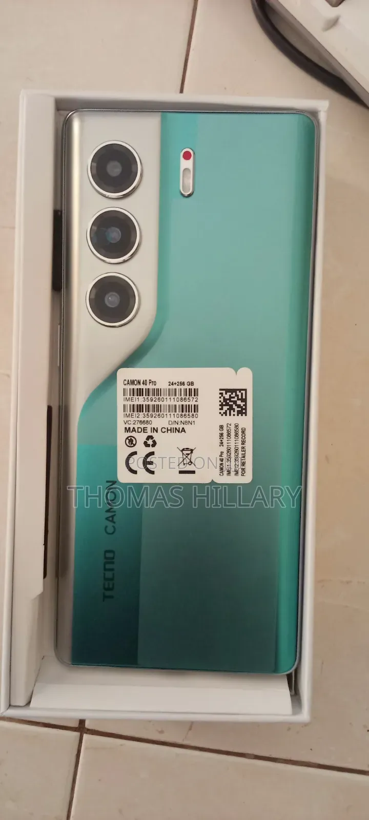 New Tecno Camon 40 Pro 5G 256 GB Green