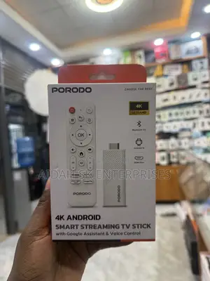 Porodo Android Smart Streaming Tv Stick White