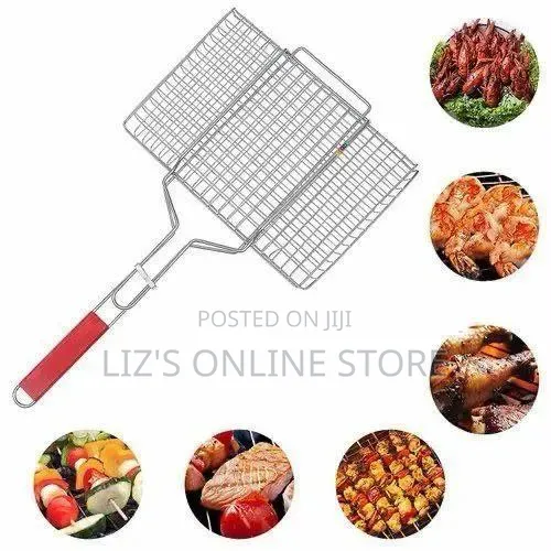 A 3-Section BBQ Grilling Basket