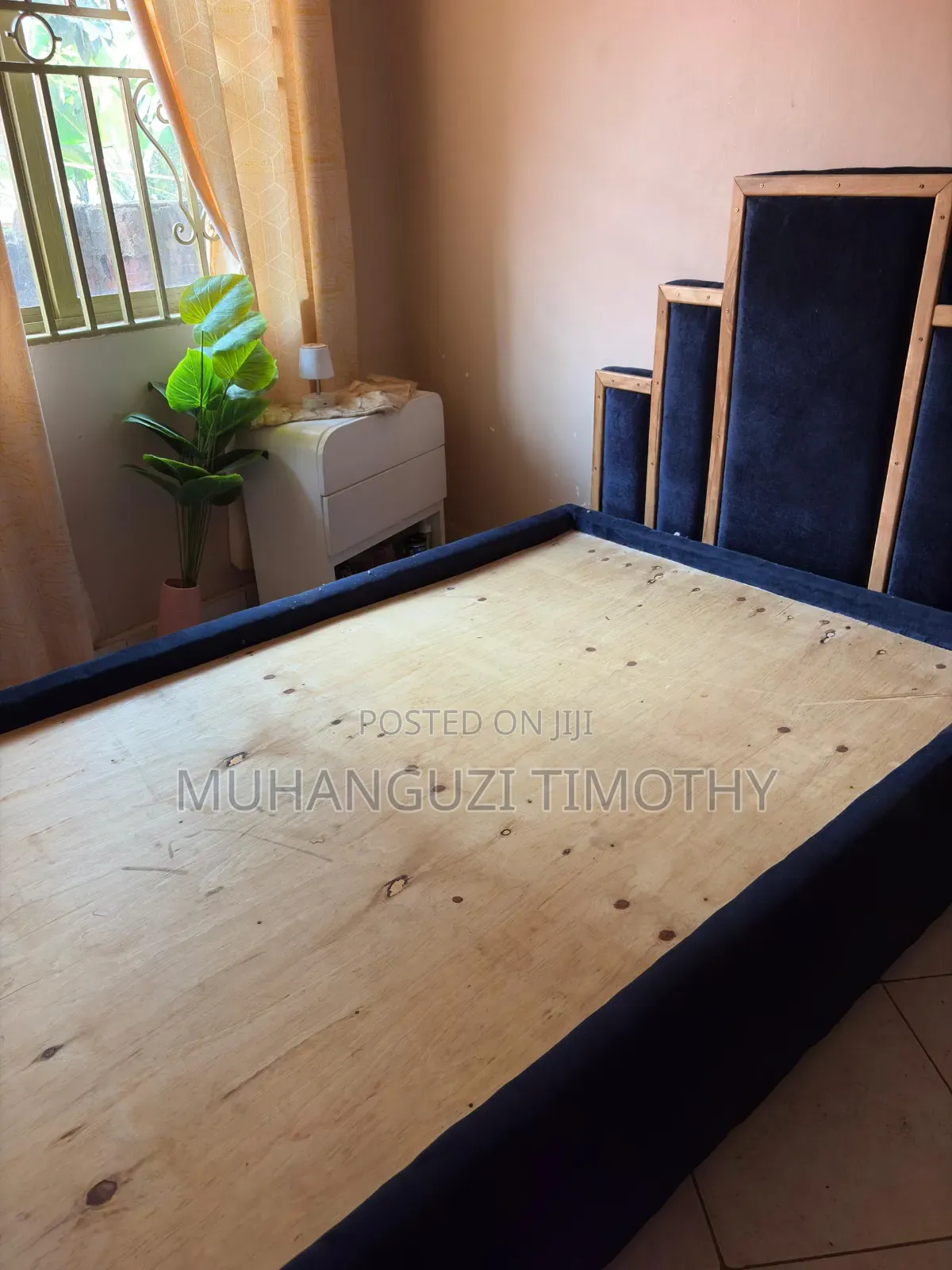 Bed, Nightstand Ottoman for Sale