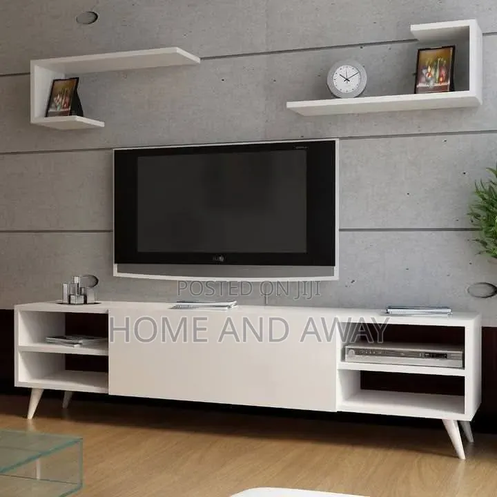 Modern Art Stand Alone Tv Stands in Any Colour