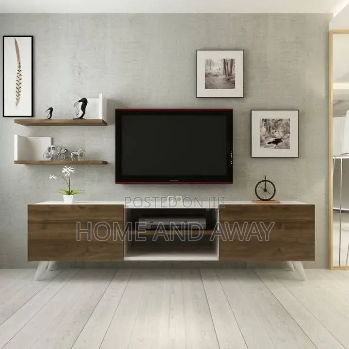 Modern Art Stand Alone Tv Stands in Any Colour