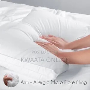 A Pair of Soft Fibre Pillows -Big Size, All Colors