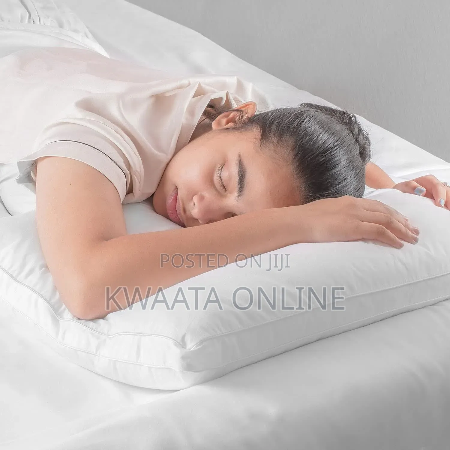 A Pair of Soft Fibre Pillows -Big Size, All Colors