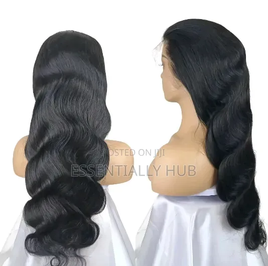 13 *4 Peruvian Human Hair Wigs 30 Inches Black
