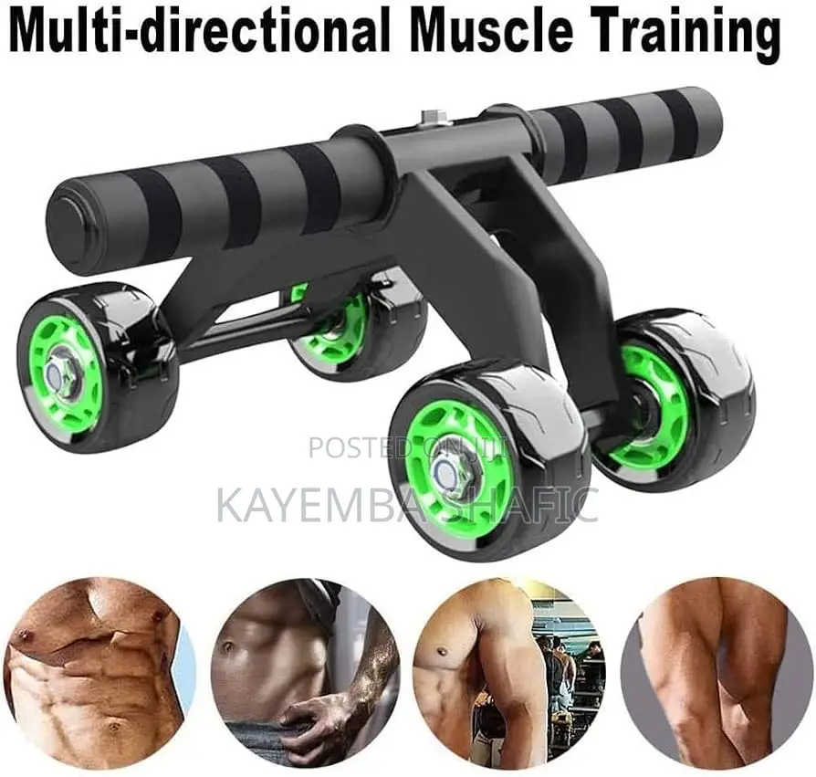 Premium 4-Wheel Foldable Abdominal Roller Wheel