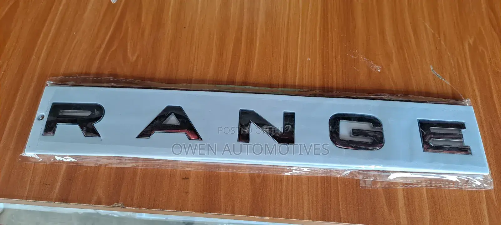 Bonet/ Hood Words and Rear Words for Range Rover