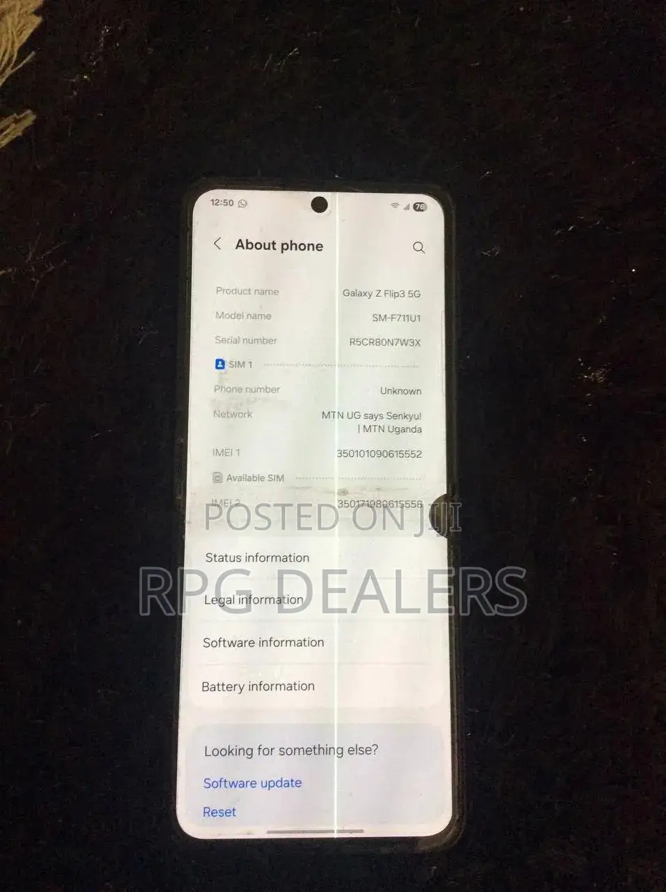 Samsung Galaxy Z Flip 3 128 GB Black