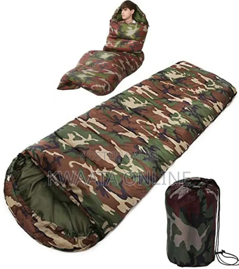 Waterproof Camping Sleeping Bag Adult Outdoor Hiking Wearable Hoodie