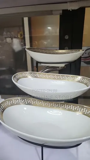 White Porcelain Serving Bowls