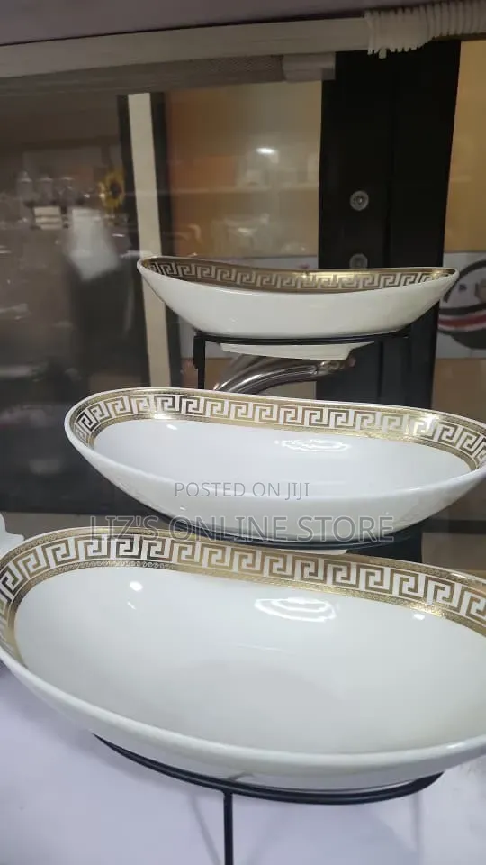 White Porcelain Serving Bowls