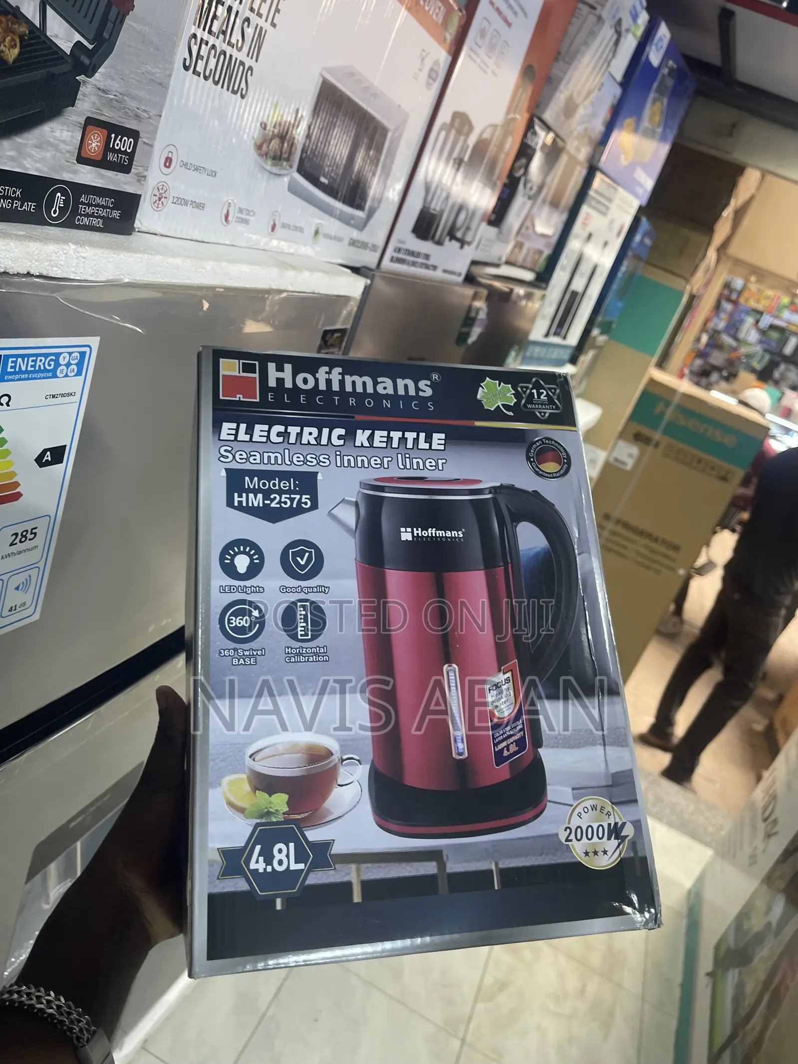 Hoffmans Electtic Kettle Seamless Inner Liner