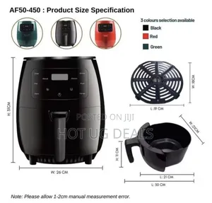 Pixel 6 Airfryer 6l Oil Free Air Fryer - 1 Year Warranty