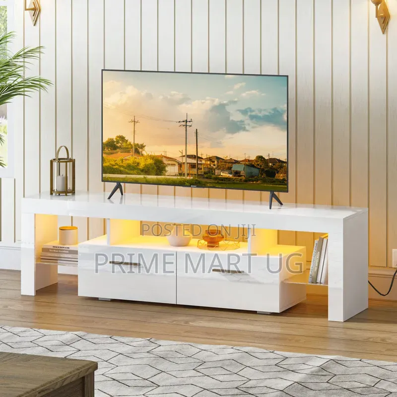 Tv Stand/Tv Stands/White Tv/Stand Design/Durable Television018