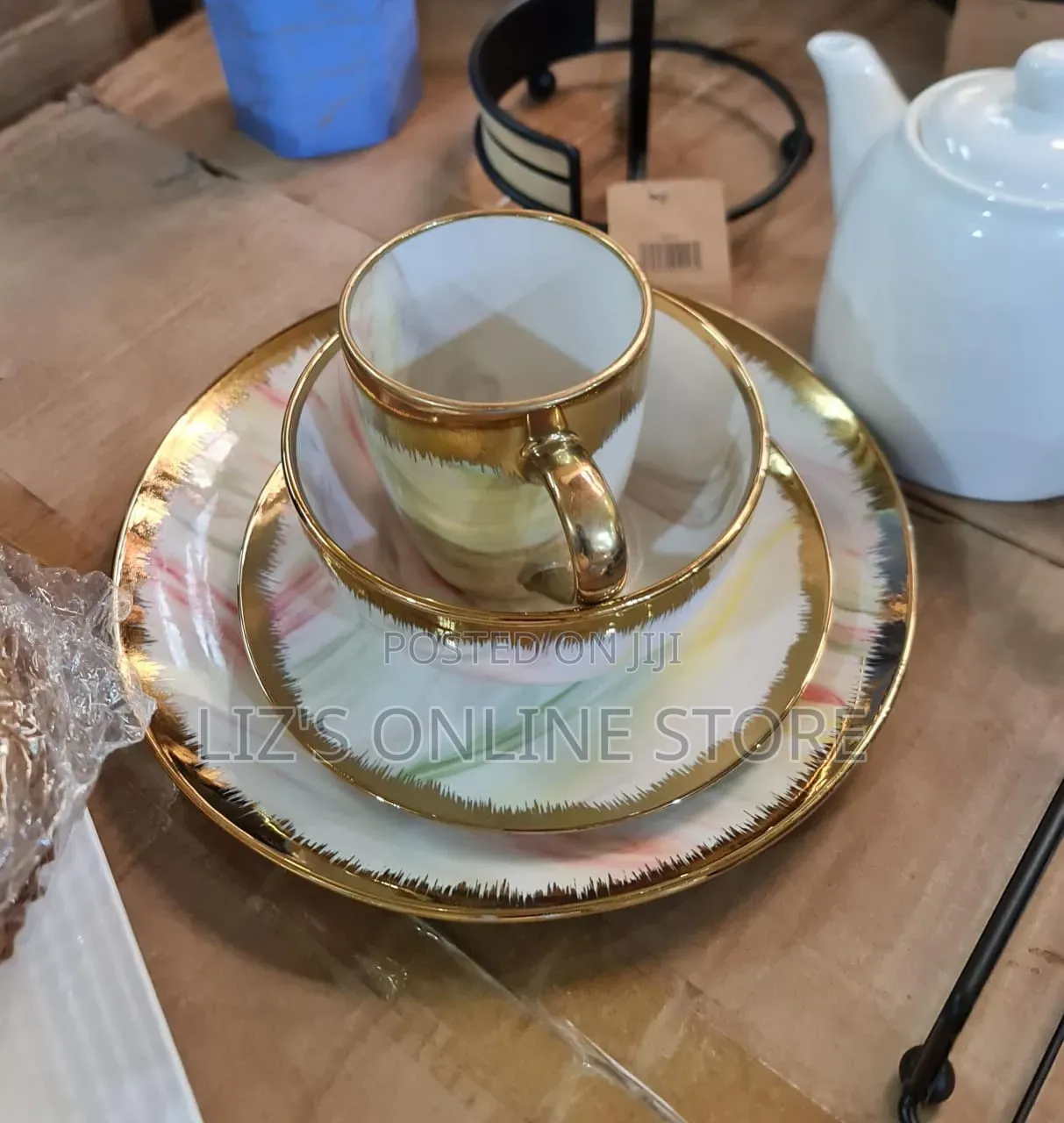 16-Piece Dinner Set Marble