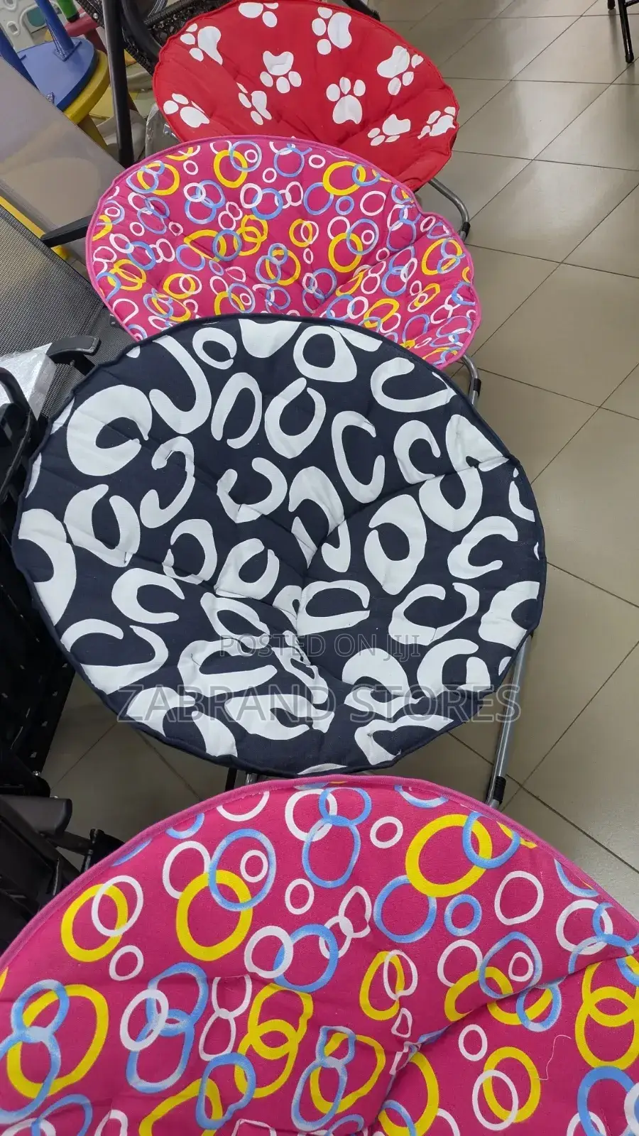 Colorful Folding Moon Chair