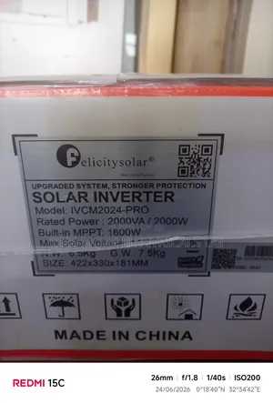 Solar Hybrid Inverter Charger 2000w/24volts.