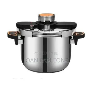6litre Classic Stainless Steel Pressure Cooker-Silver