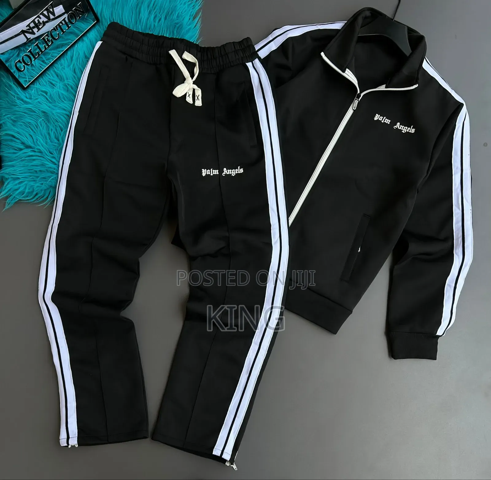 Palm Angels Tracksuits Beige, Green, Black, White, and Grey.