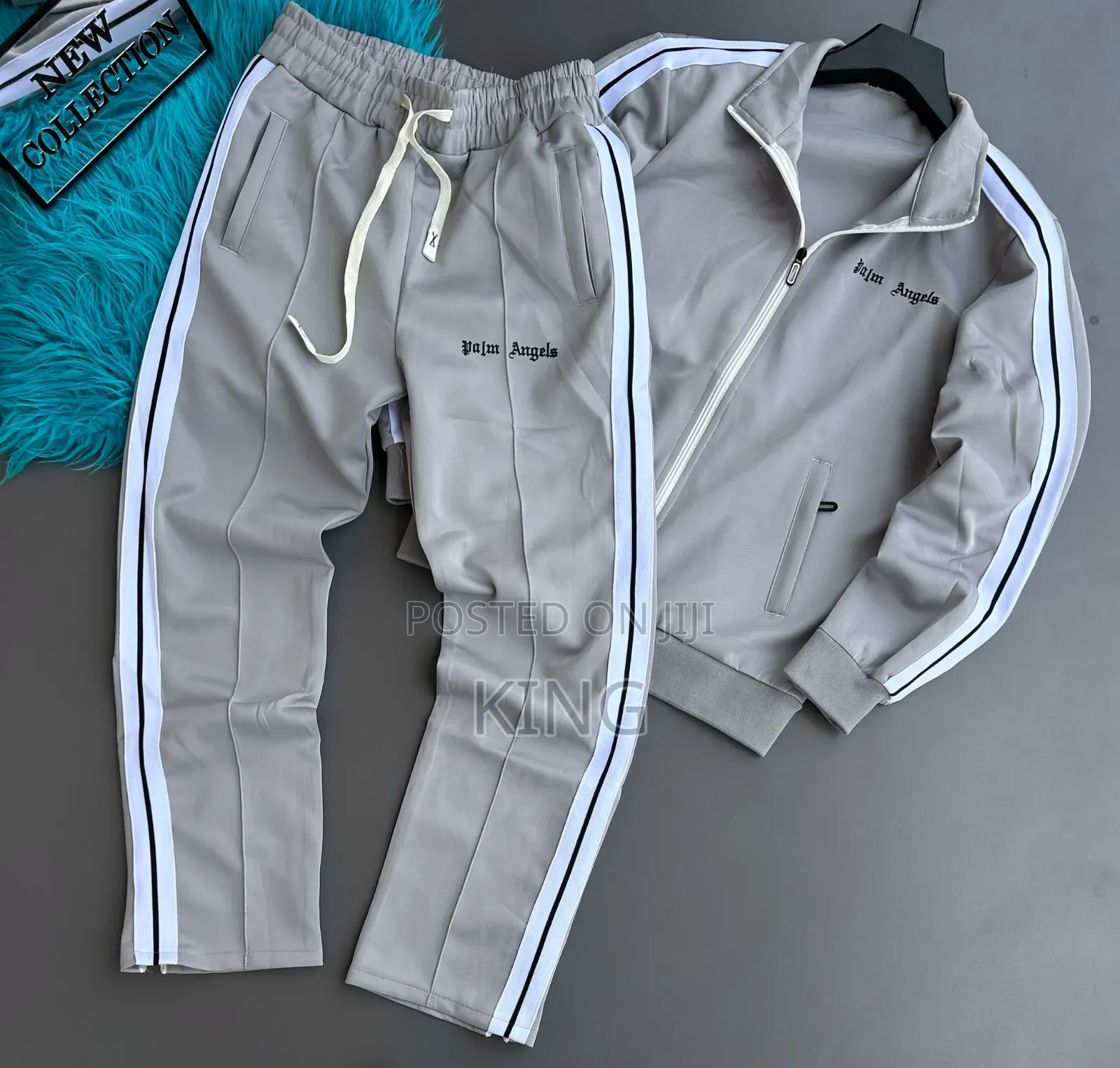 Palm Angels Tracksuits Beige, Green, Black, White, and Grey.