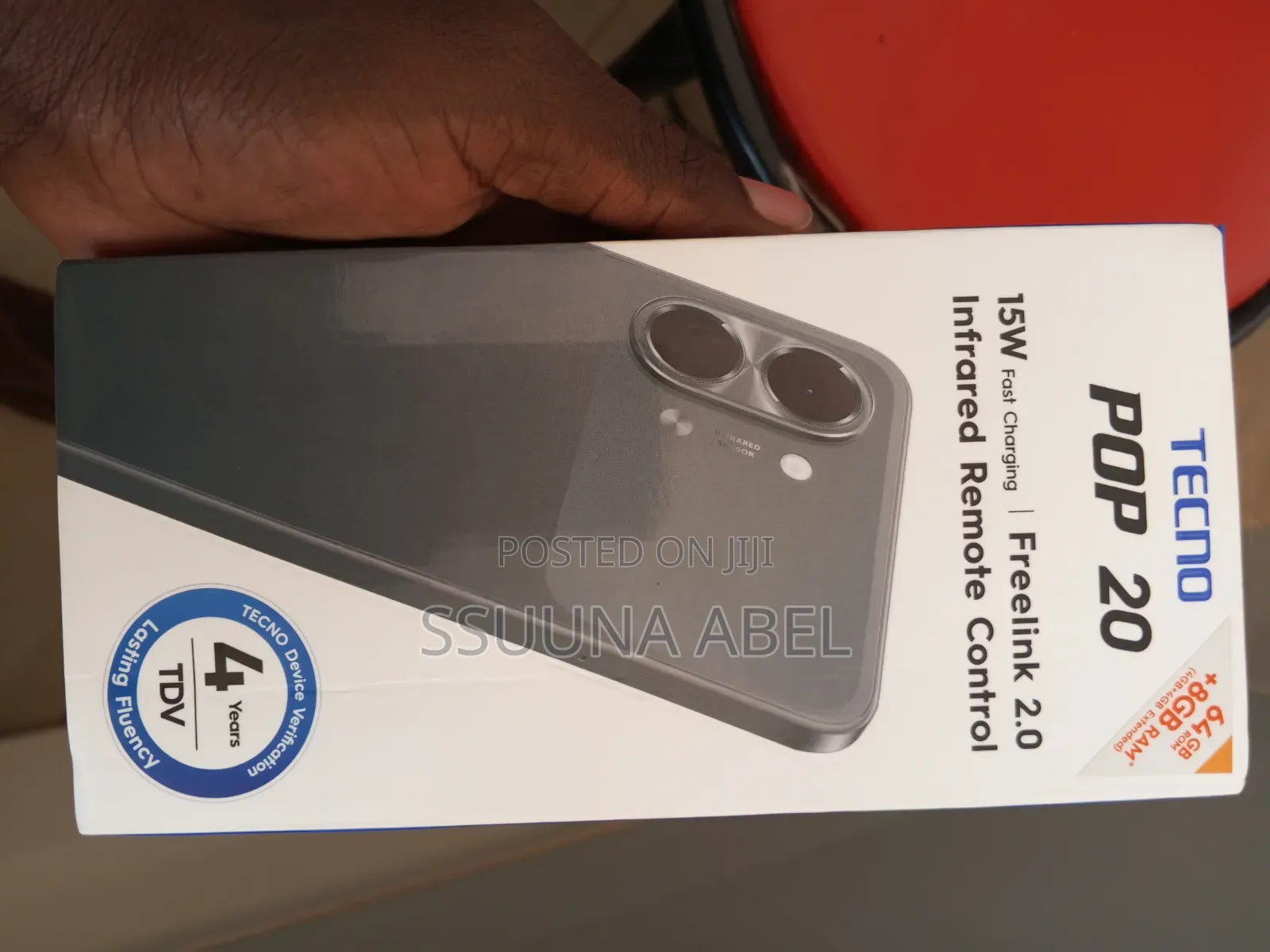 New Tecno Pop 20 64 GB Black