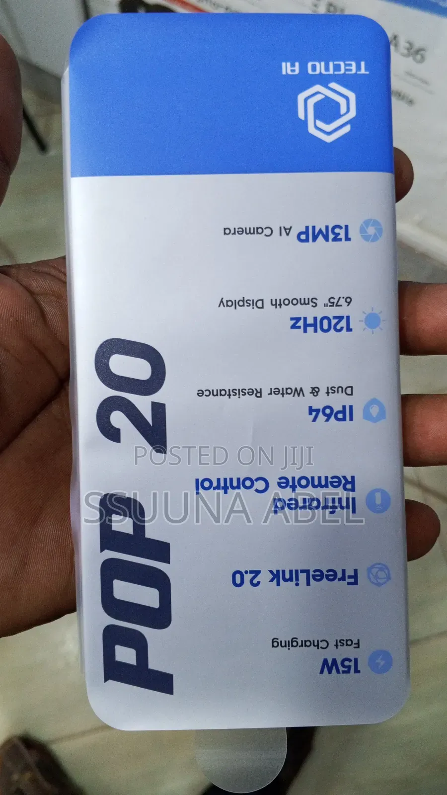 New Tecno Pop 20 64 GB Black