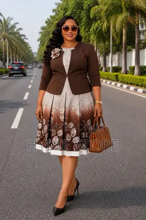 Decent Office Wear Round Dress Coat