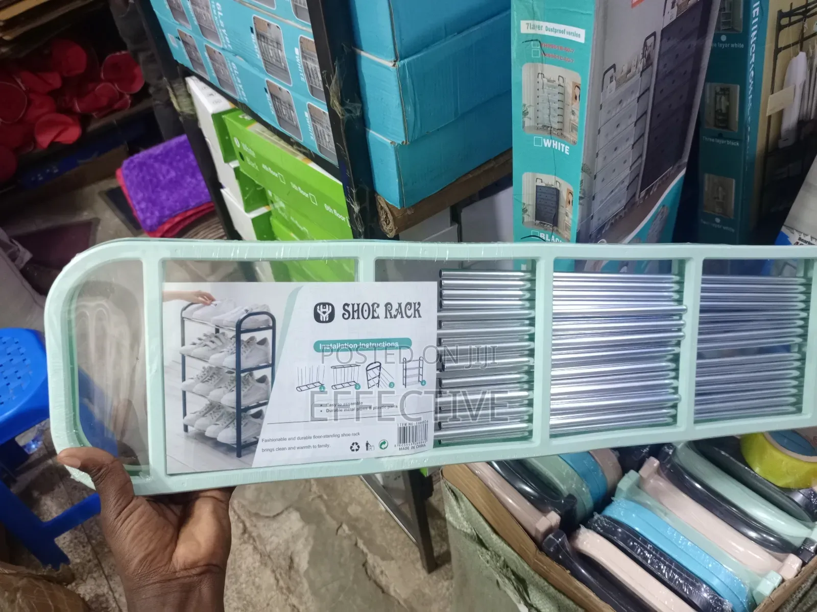 4-Tier Shoe Rack.