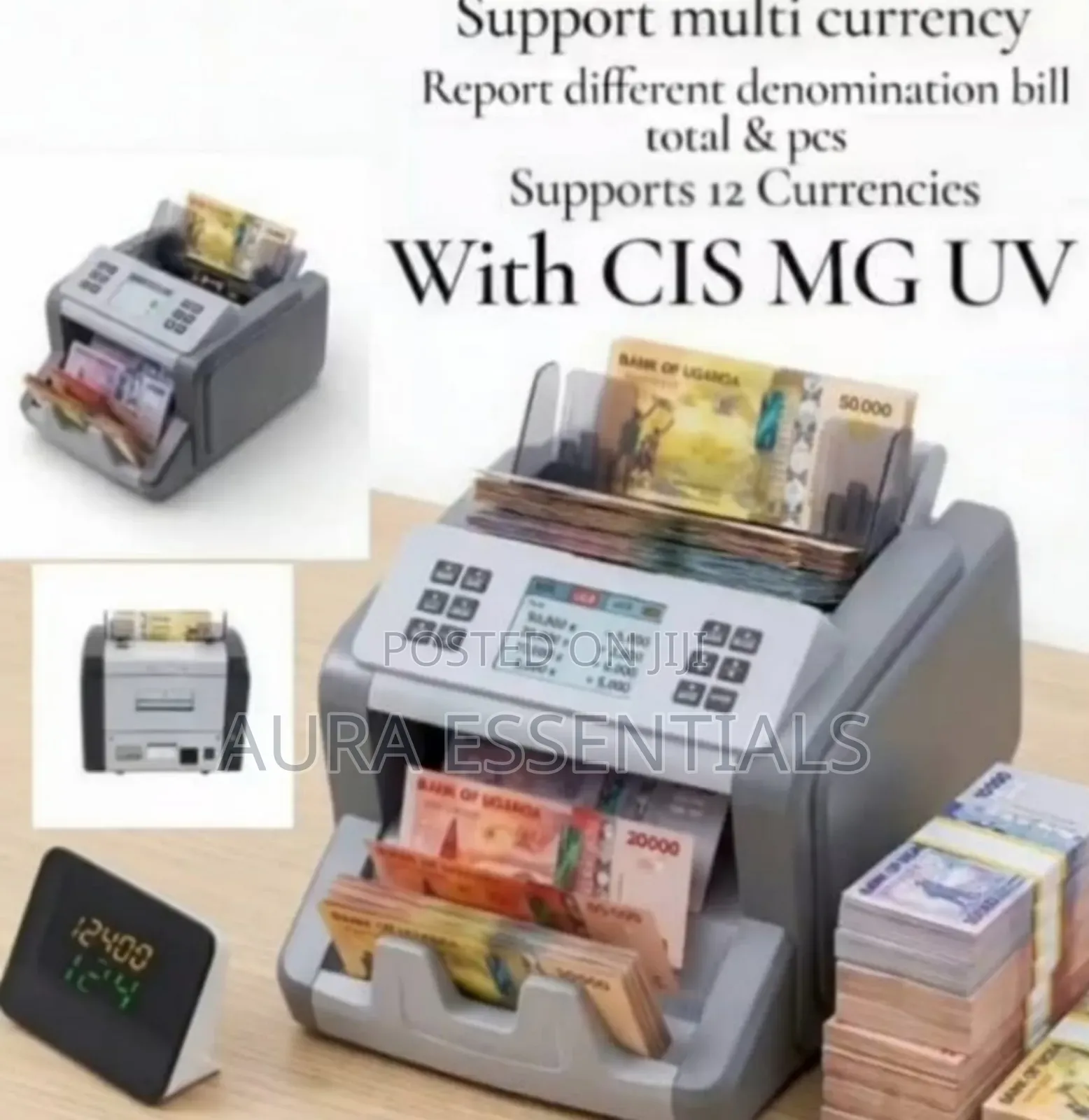 Multi-Currency Back-Loading Cis Mixed Value Bill Counter