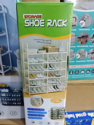 Multi-Tier Diy Metallic Shoe Rack