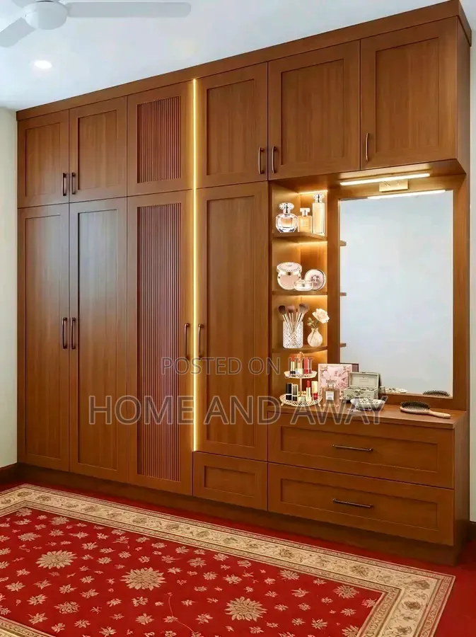 Local Wooden Wardrobes From 2,450,000/- In Any Colour. Order Now.