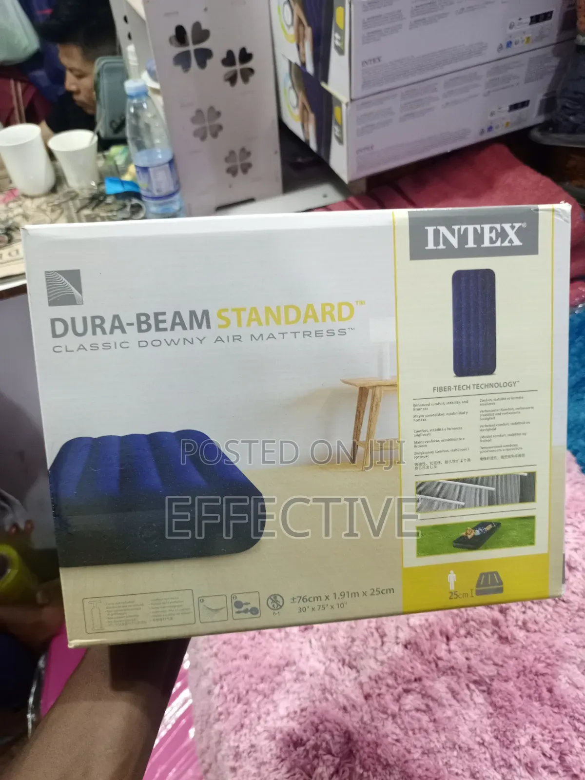 3x6 Intex Dura-beam Standard Classic Downy Air Mattress.