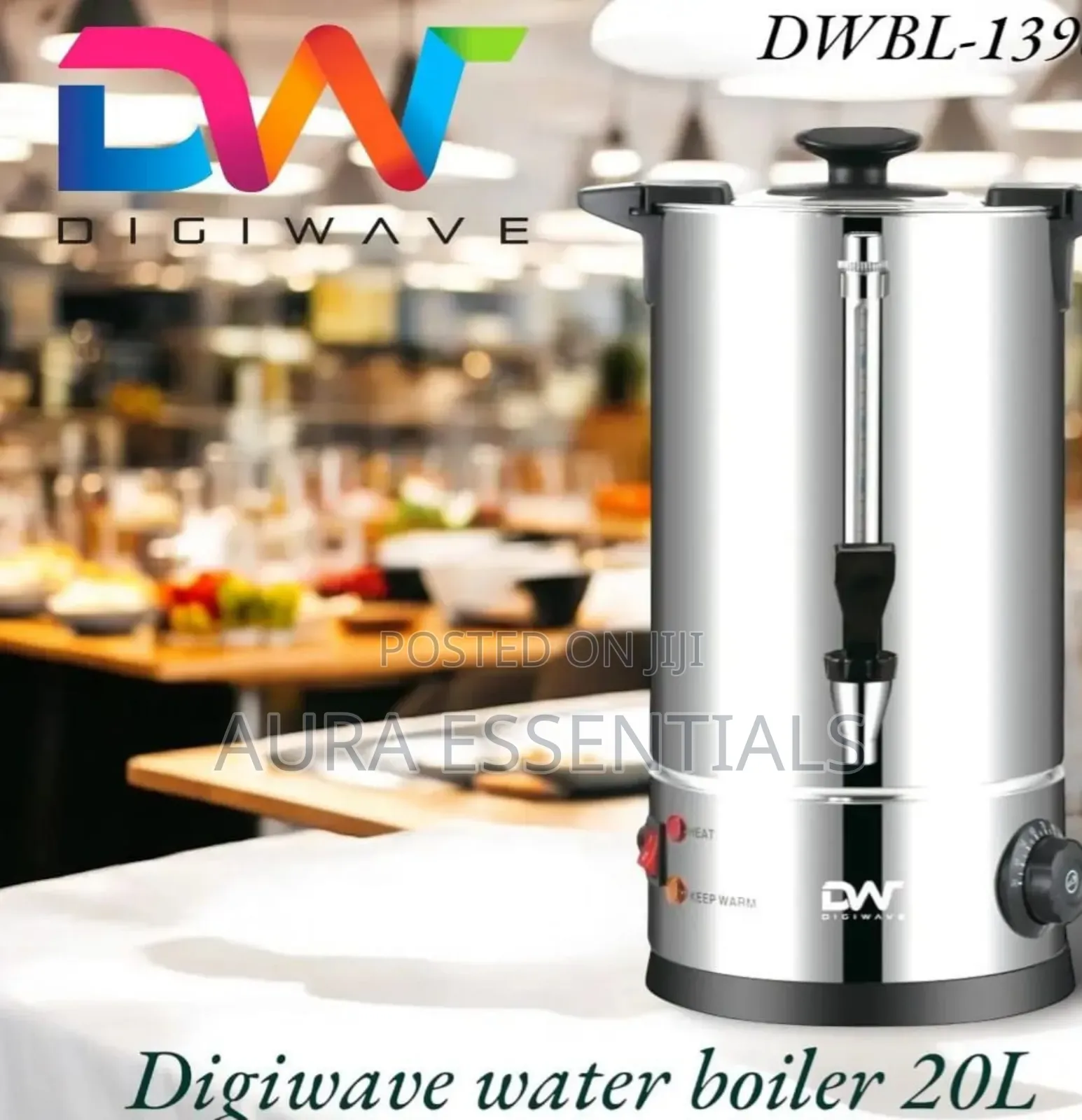 Digiwave 20l Commercial Water Boiler