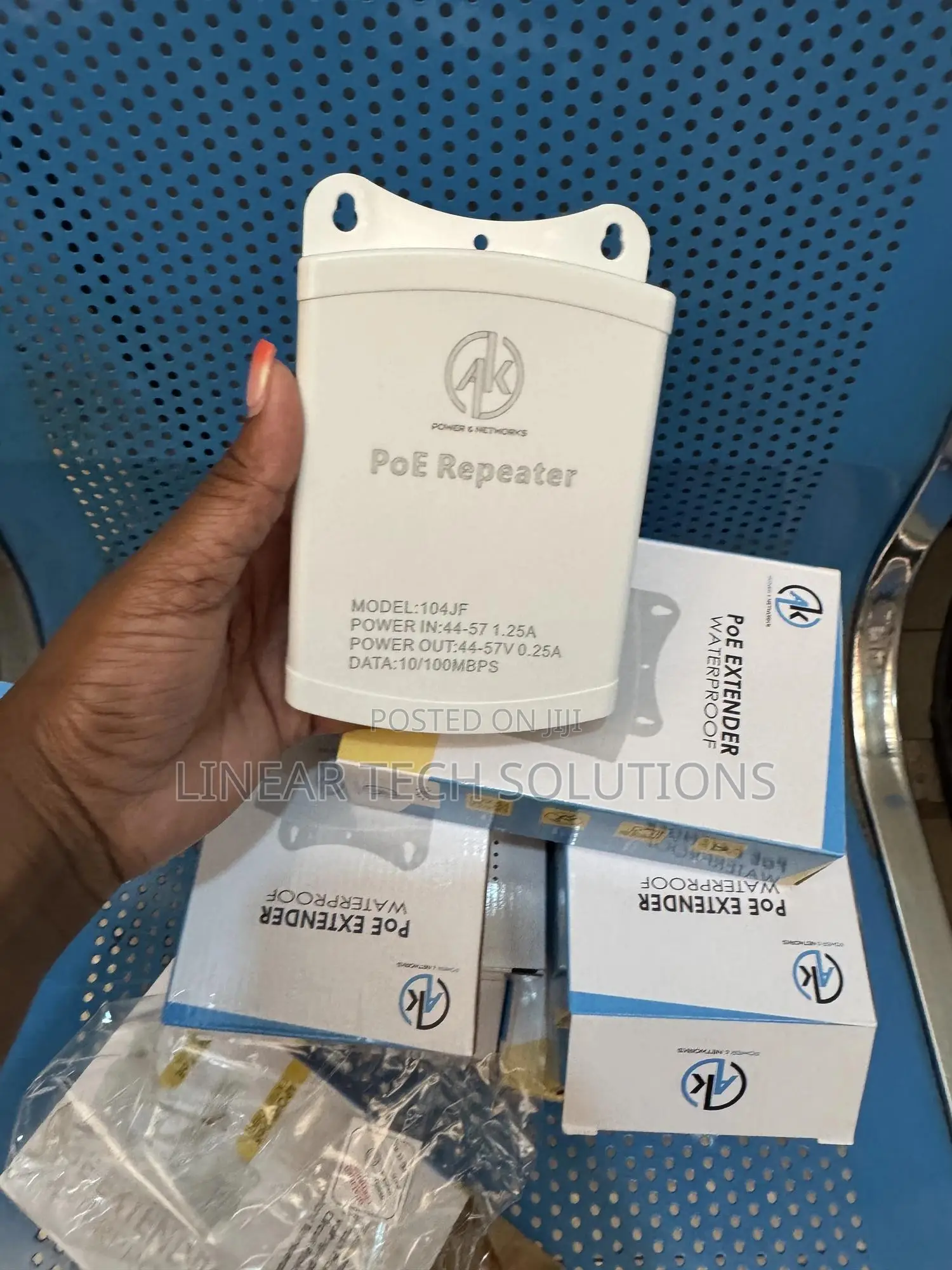 Ak Power Networks Brand Waterproof Poe Extender, Model 102jf.