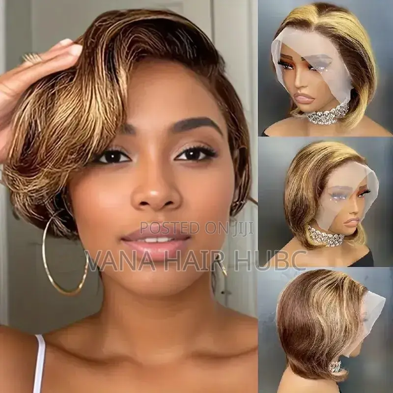 Shot Straight Pixie Cut Lace Wig
