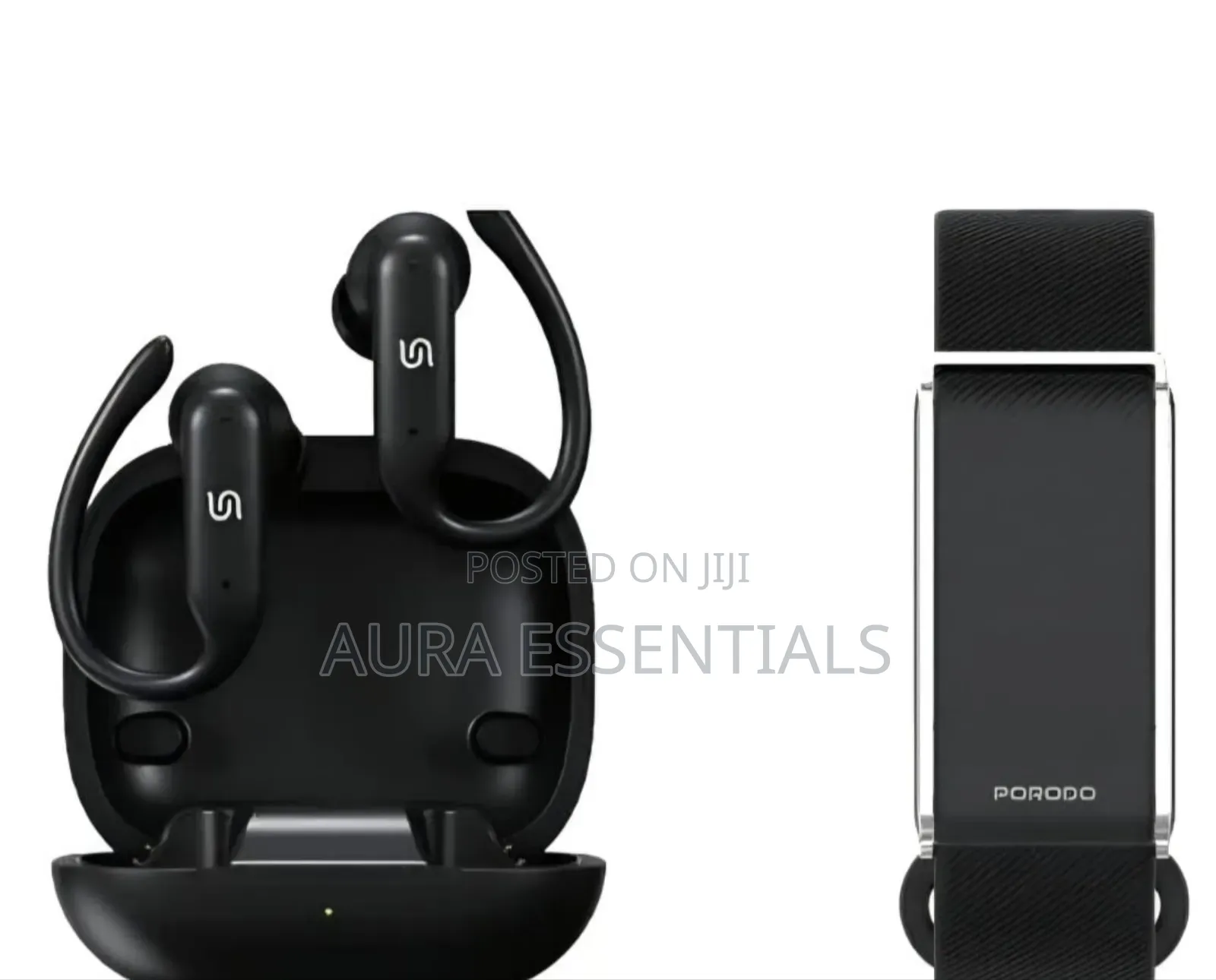 2-in-1porodo Activex Smart Fitness Band Earbuds