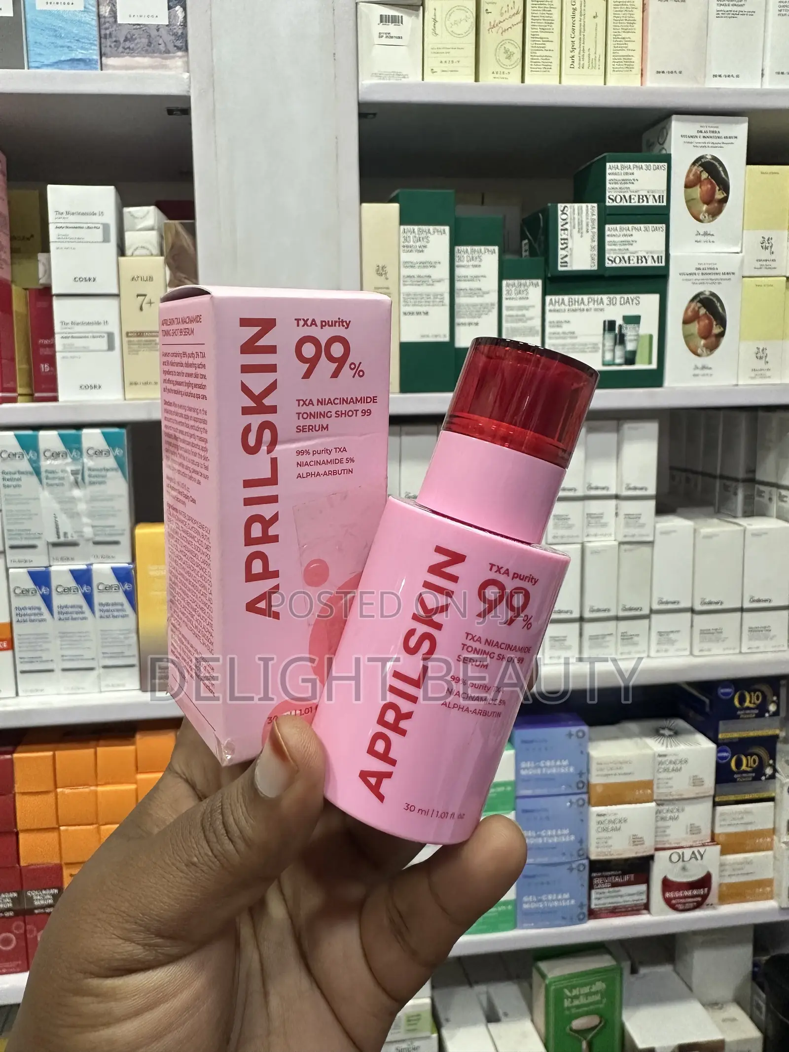 Aprilskin Txa Niacinamide Toning Shot 99 Spicule Facial Serum