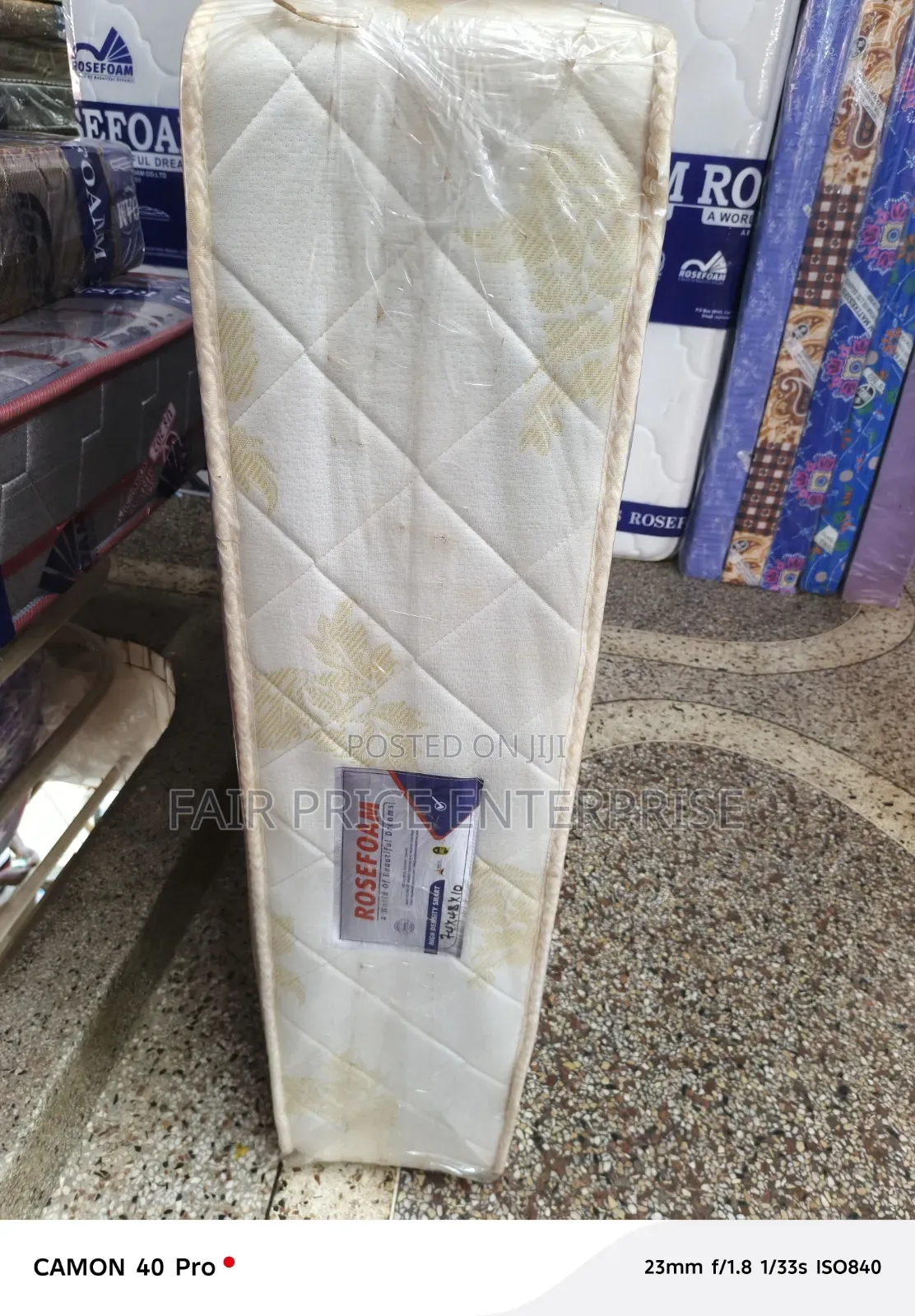 5x6 in 8inches. Rosefoam Mattress. High Density Smart Mattresses