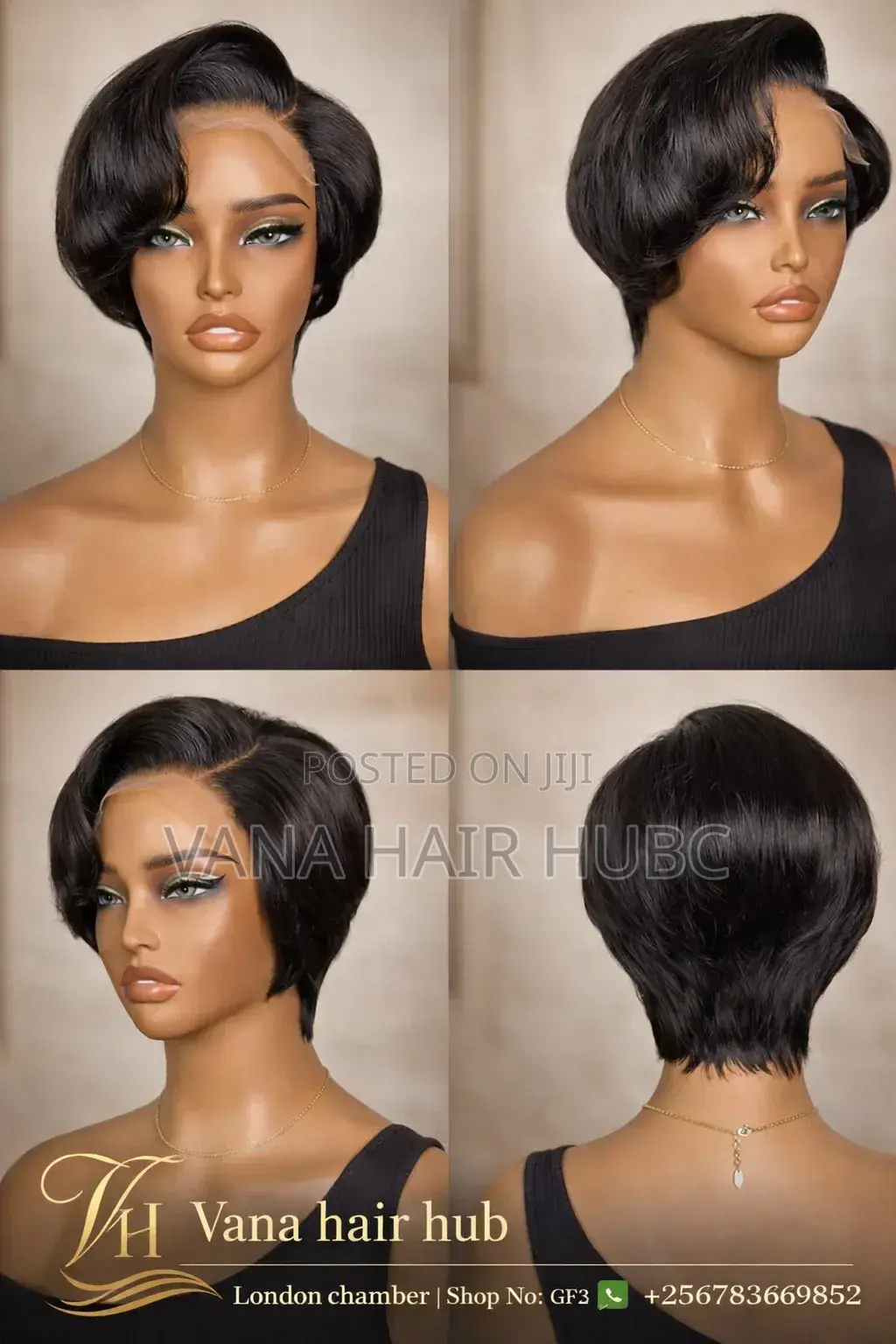 Shot Straight Pixie Cut Lace Wig