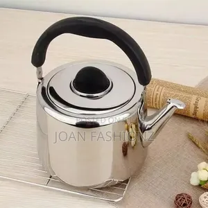 5 6litres Heavy Duty Non Electric Whistling Kettle-Silver