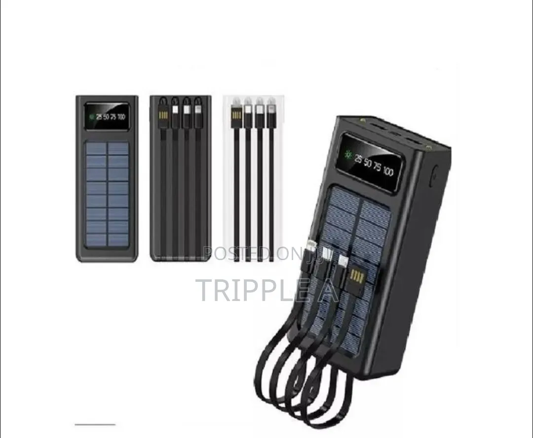 Treqa 30000mah Capacity Solar Energy Power Bank