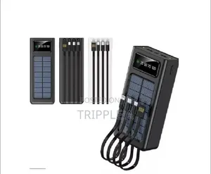Treqa 30000mah Capacity Solar Energy Power Bank