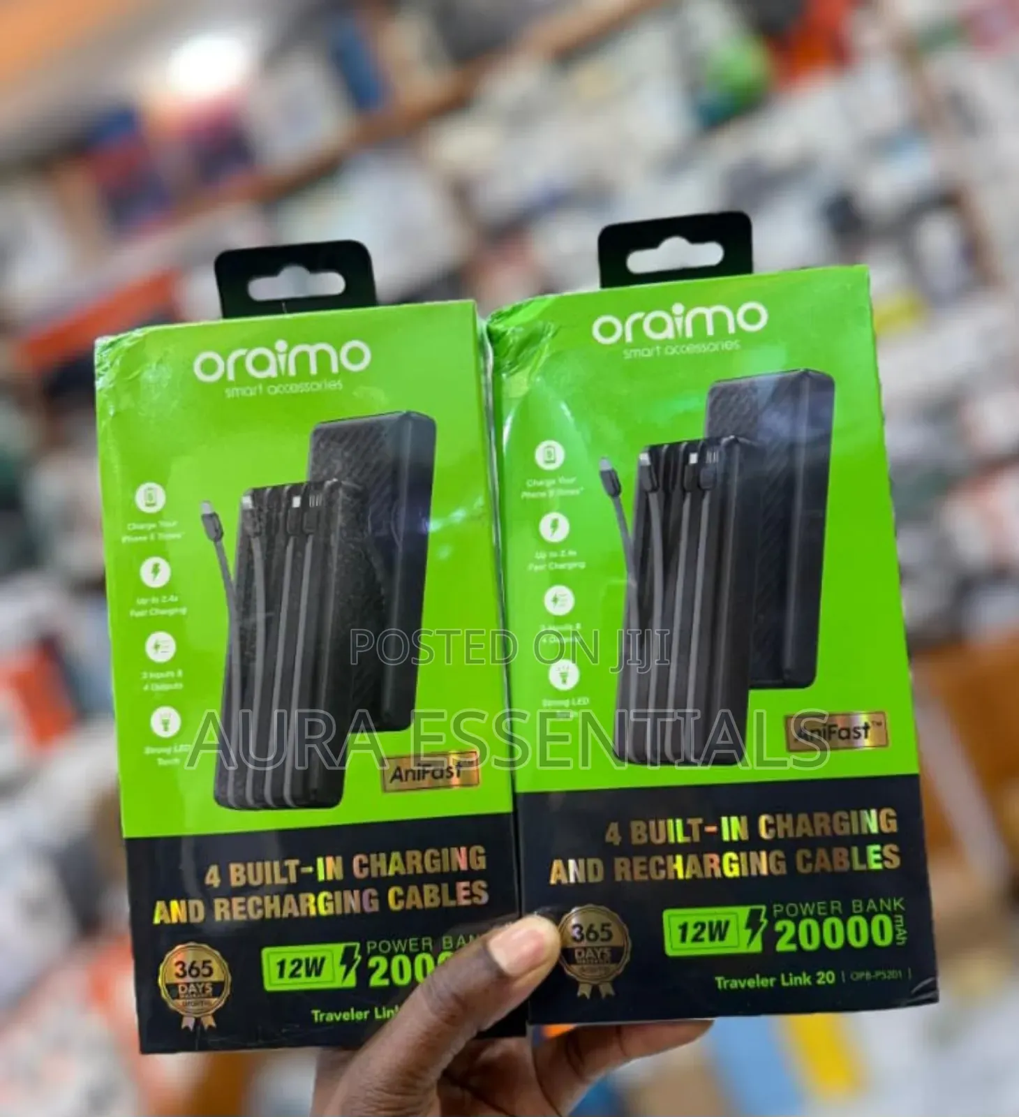 Oraimo Traveler Link 20 Power Bank (20000mah).