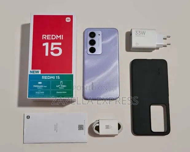 New Xiaomi Redmi 15 256 GB Blue