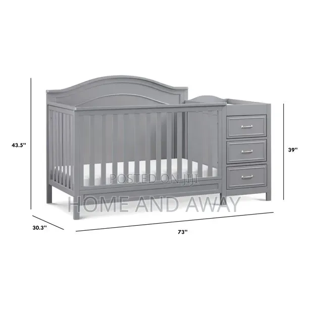 Silver Grey New Baby Cribs in Any Colour Free Delivery