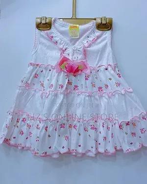 White Cotton Baby Dress