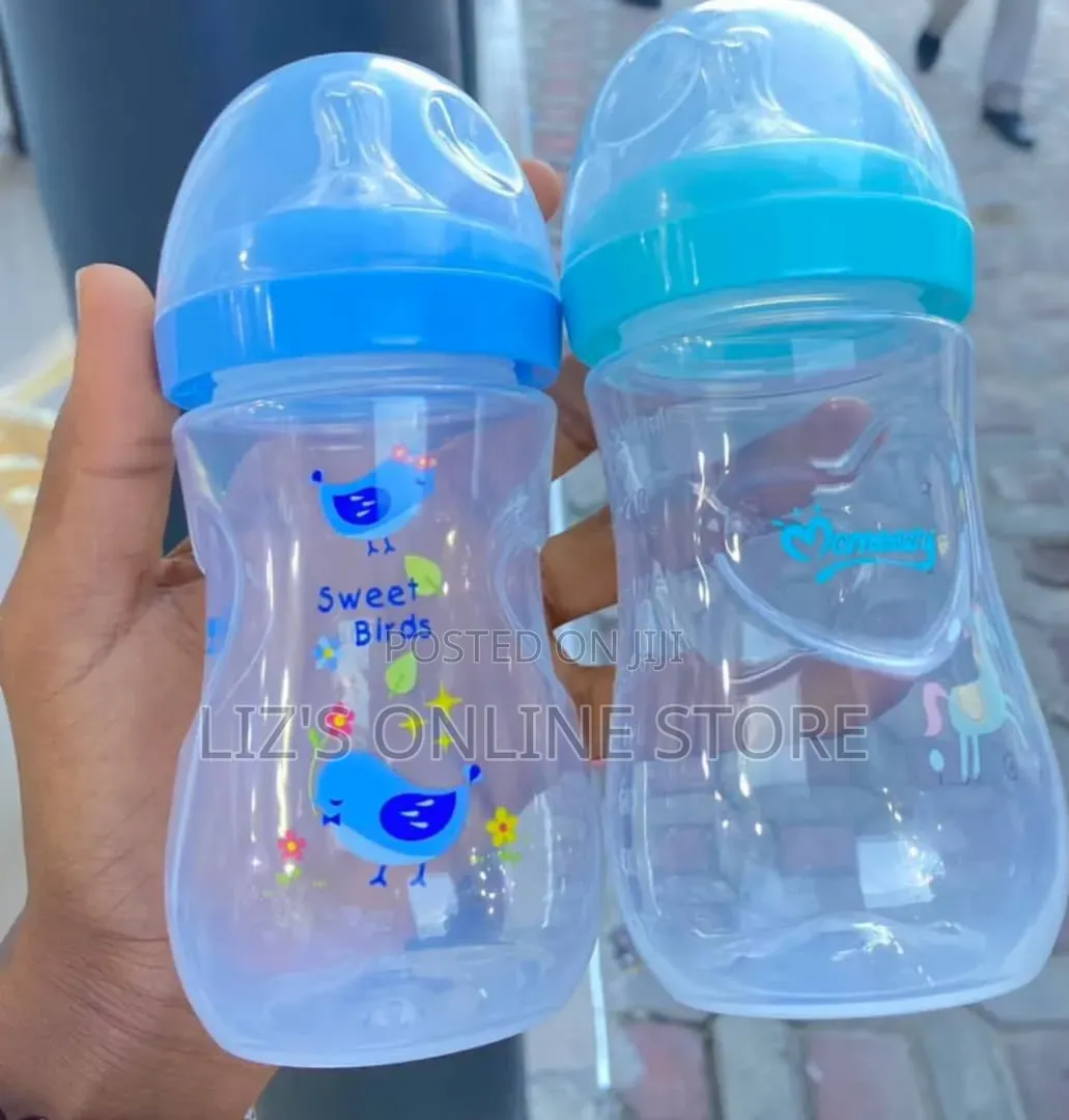 Momeasy Wide-Neck Baby Feeding Bottles