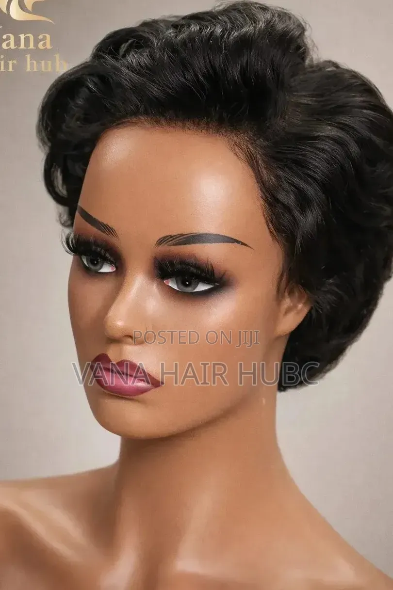 Short Wavy Pixie Wig