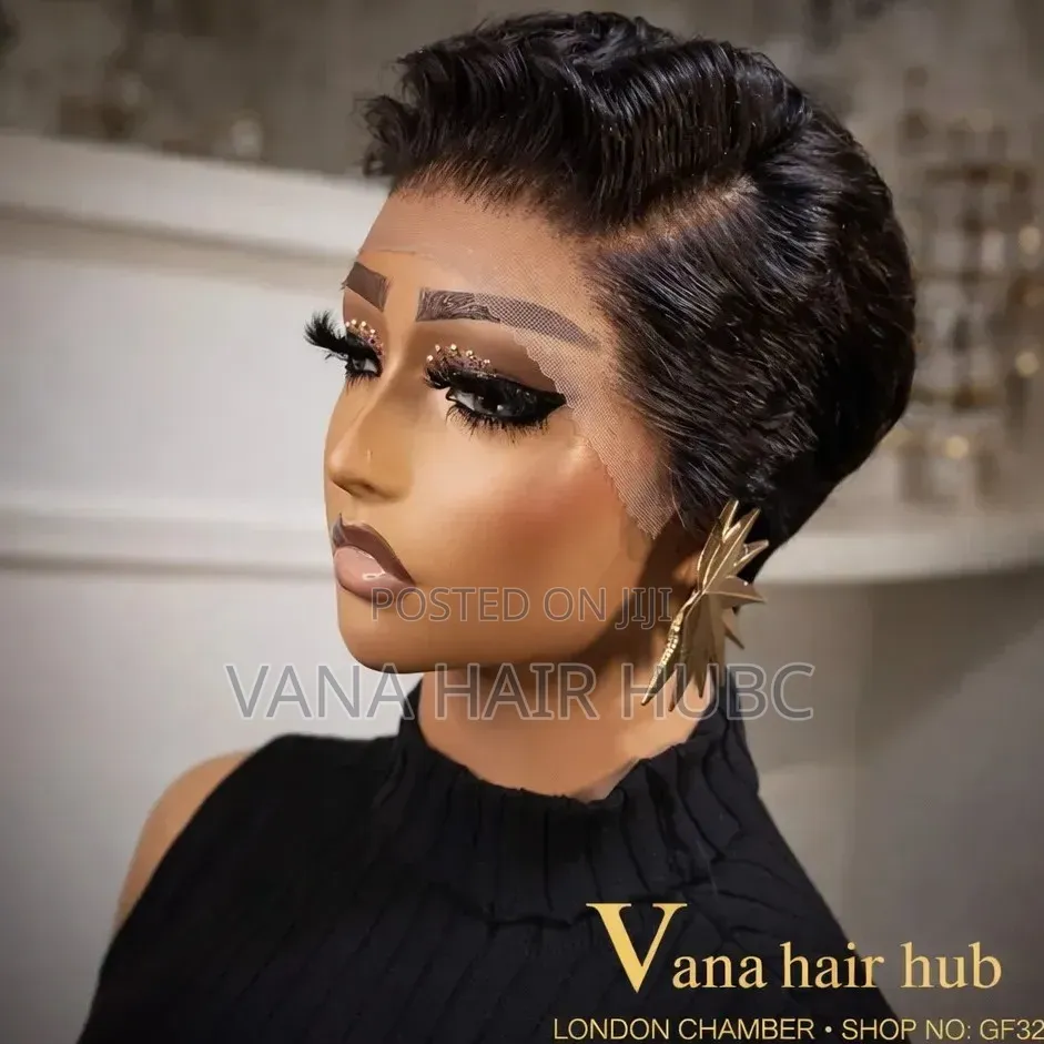 Short Wavy Pixie Wig